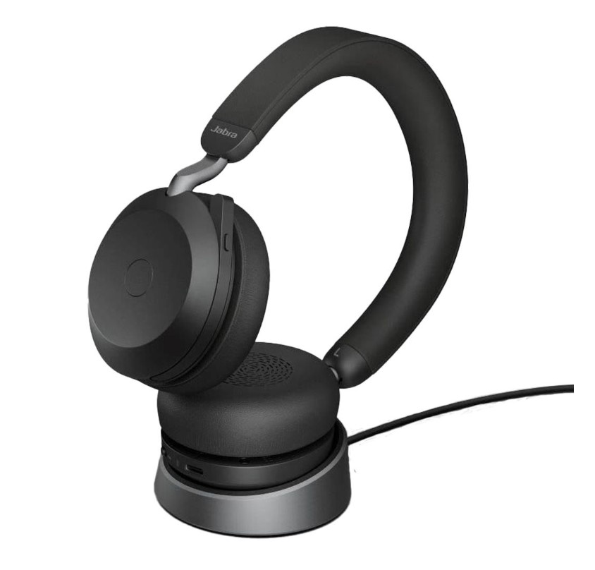 Jabra Evolve2 75 USB-A Link380a MS Stereo Stand Black