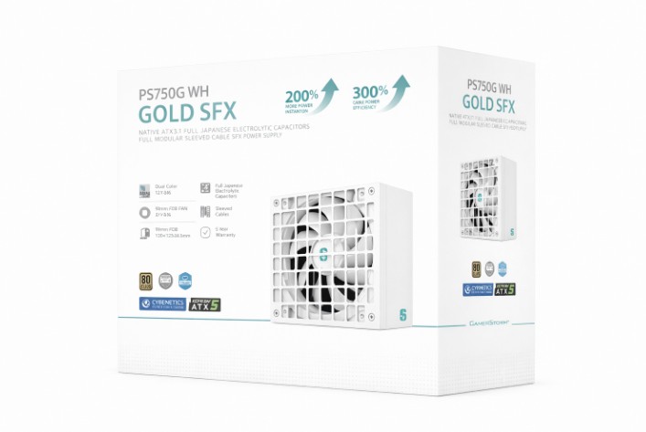DeepCool PS750G WH 750W Gamer Storm SFX