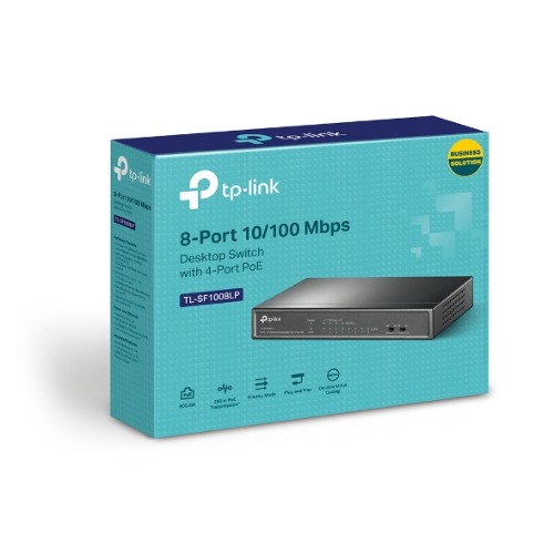 (EOL)TP-Link TL-SF1008LP 8-Port 10/100Mbps Desktop Switch