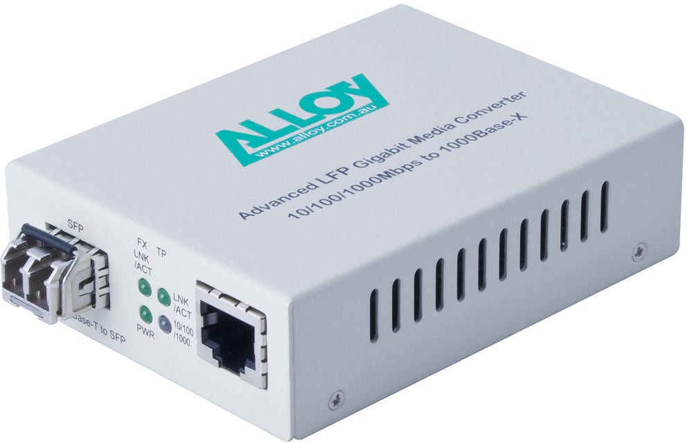 Alloy GCR2000SFP Gigabit SFP Media Converter