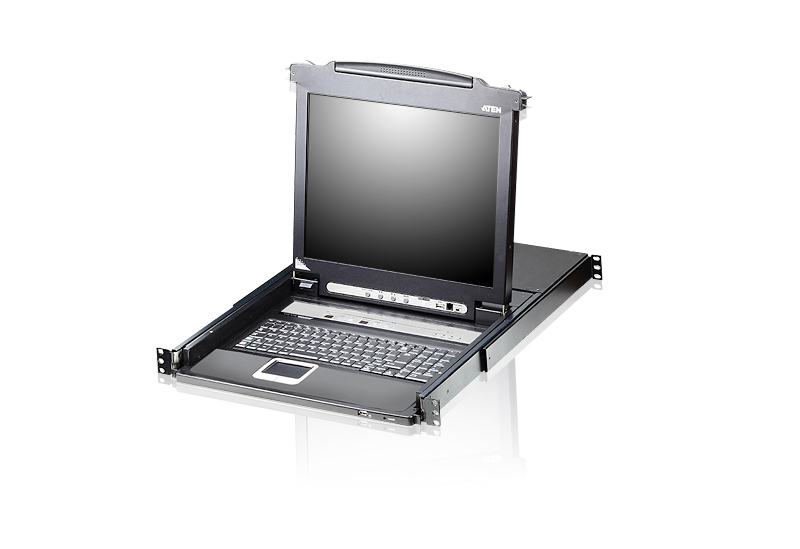 Aten Rackmount KVM Switch Single Rail 16 Port VGA PS/2-USB w