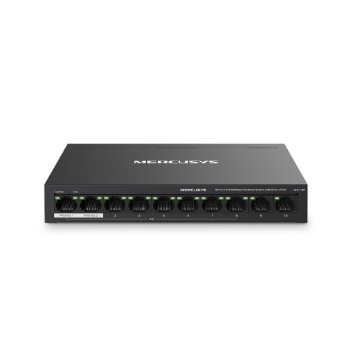 Mercusys MS110P 10-Port 10/100Mbps Desktop Switch with