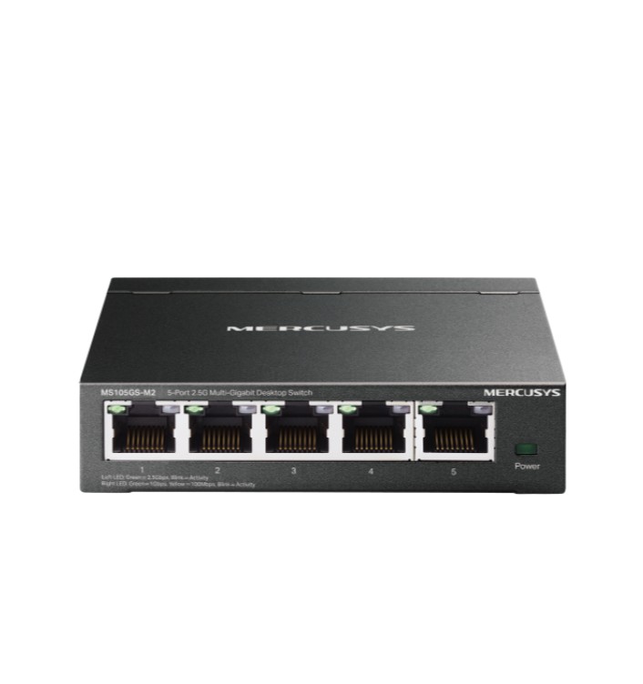 Mercusys MS105GS-M2 5-Port 2.5G Multi-Gigabit Desktop Switch