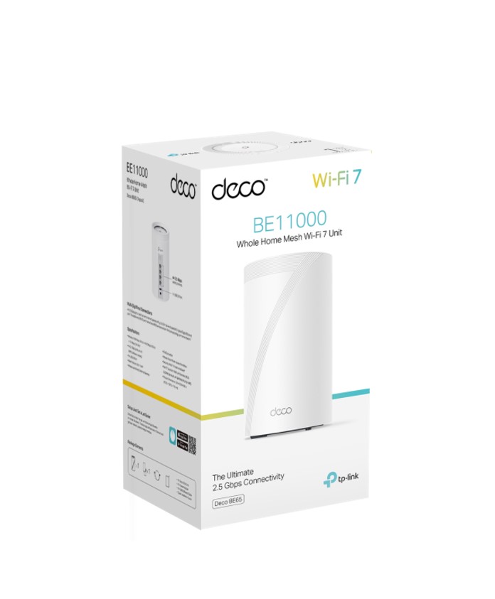 TP-Link Deco BE65 BE11000 Whole Home Mesh Wi-Fi 7 System