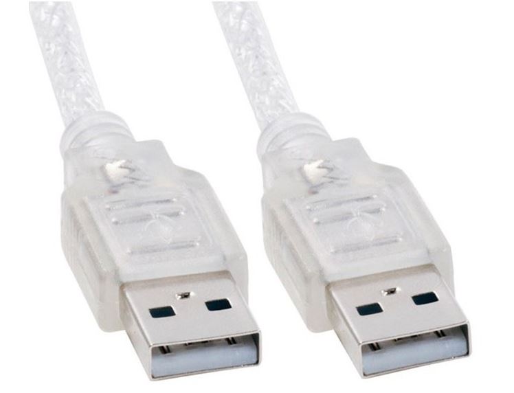 8Ware 2m USB 2.0 Cable - Type A to Type A Male to Male High