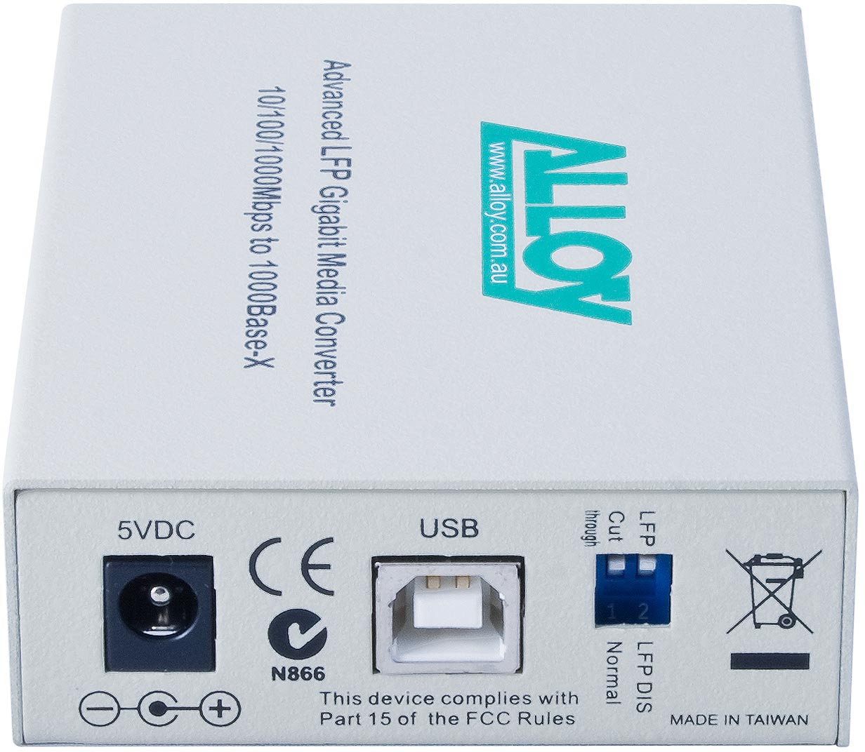 Alloy GCR2000ST Gigabit Media Converter