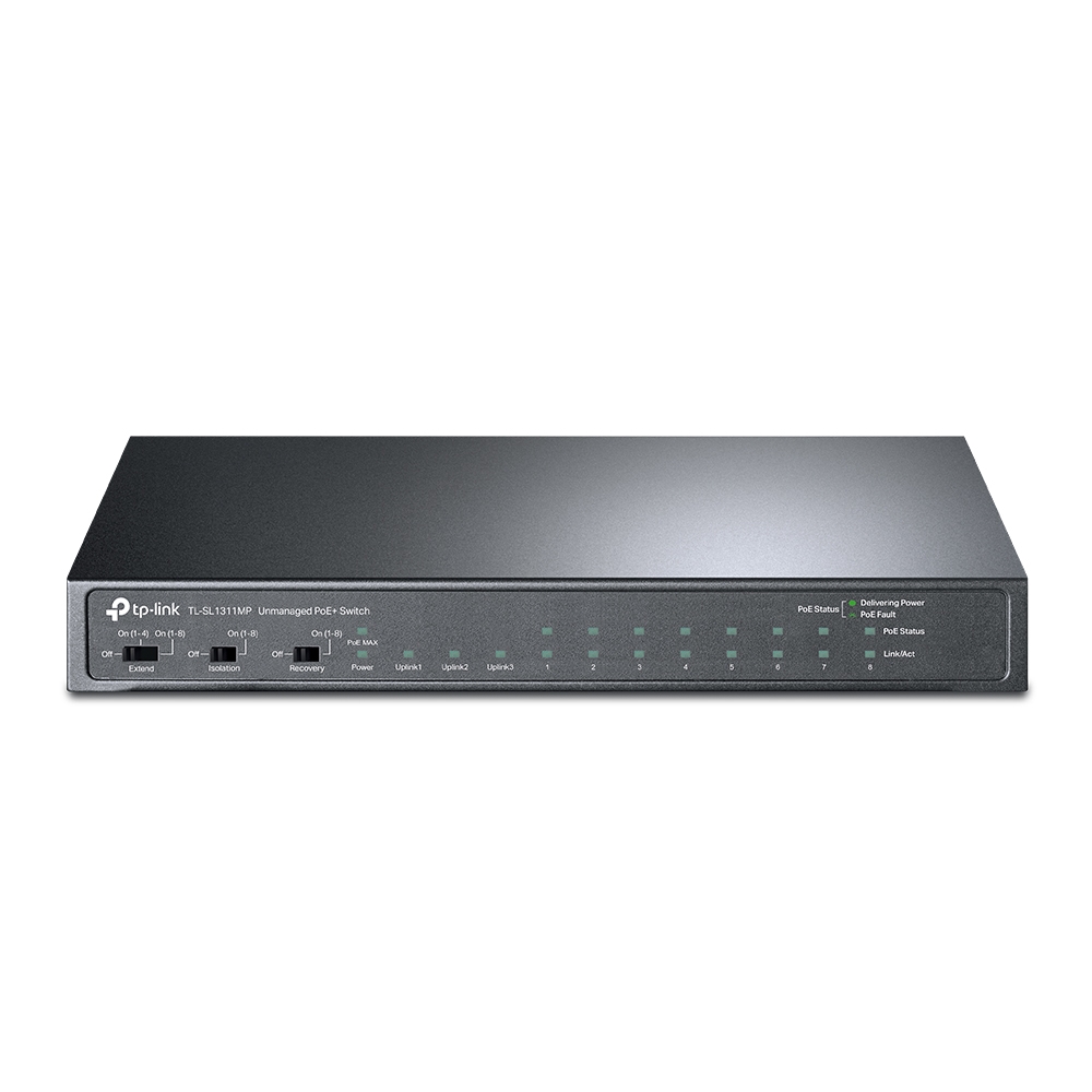 TP-Link TL-SL1311MP 8-Port 10/100Mbps + 3-Port Gigabit