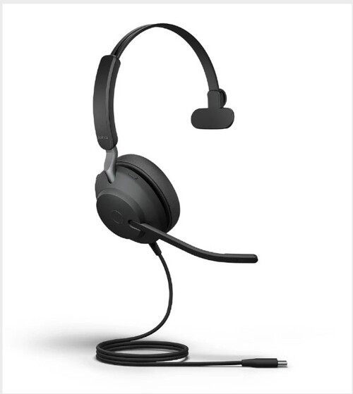 Jabra Evolve2 40 SE Wired USB-C/A MS Mono Headset