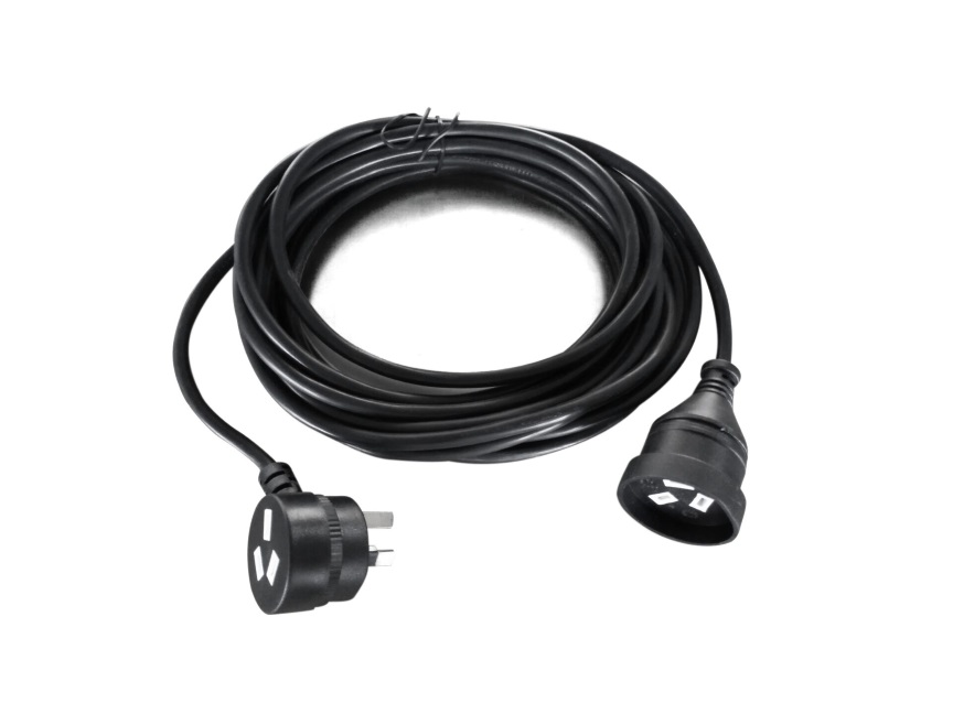 8Ware AU Power Cable Extension 3-Pin Male to Female 2m 3-Pin