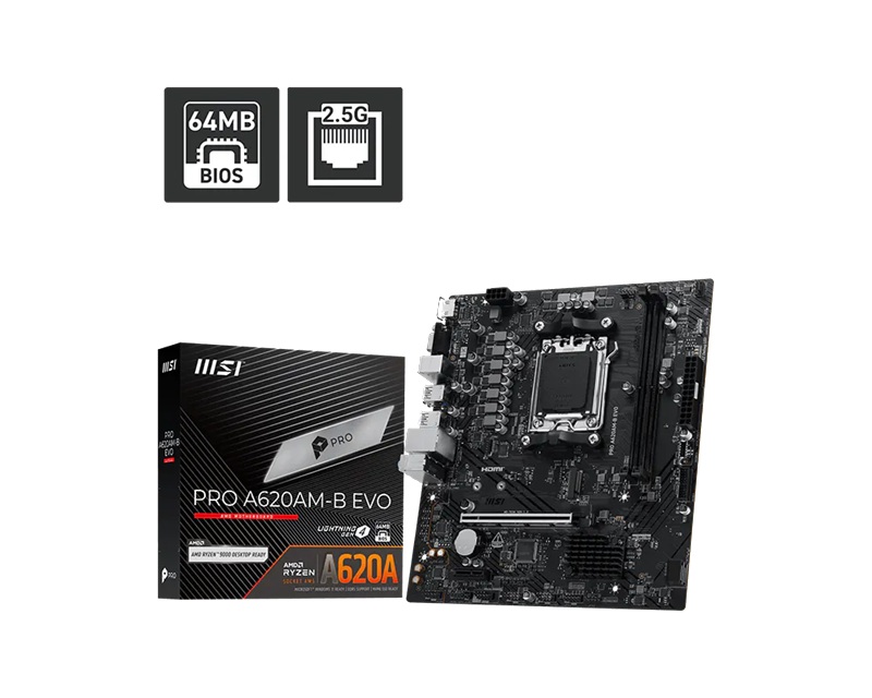 MSI PRO A620AM-B EVO