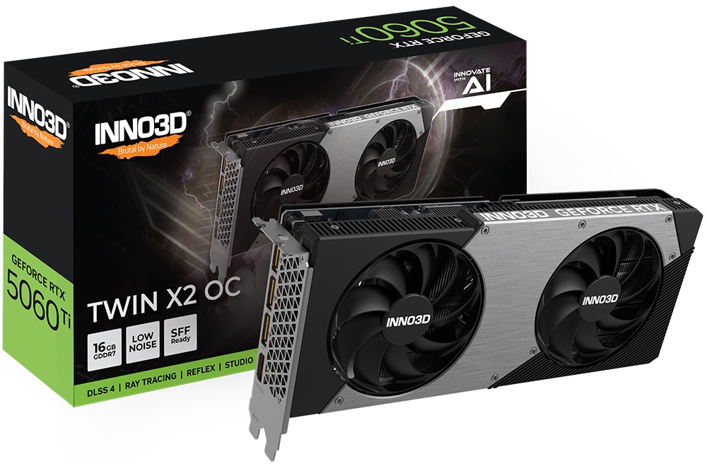 INNO3D nVidia GeForce RTX 5060 Ti TWIN X2 OC 16GB GDDR7