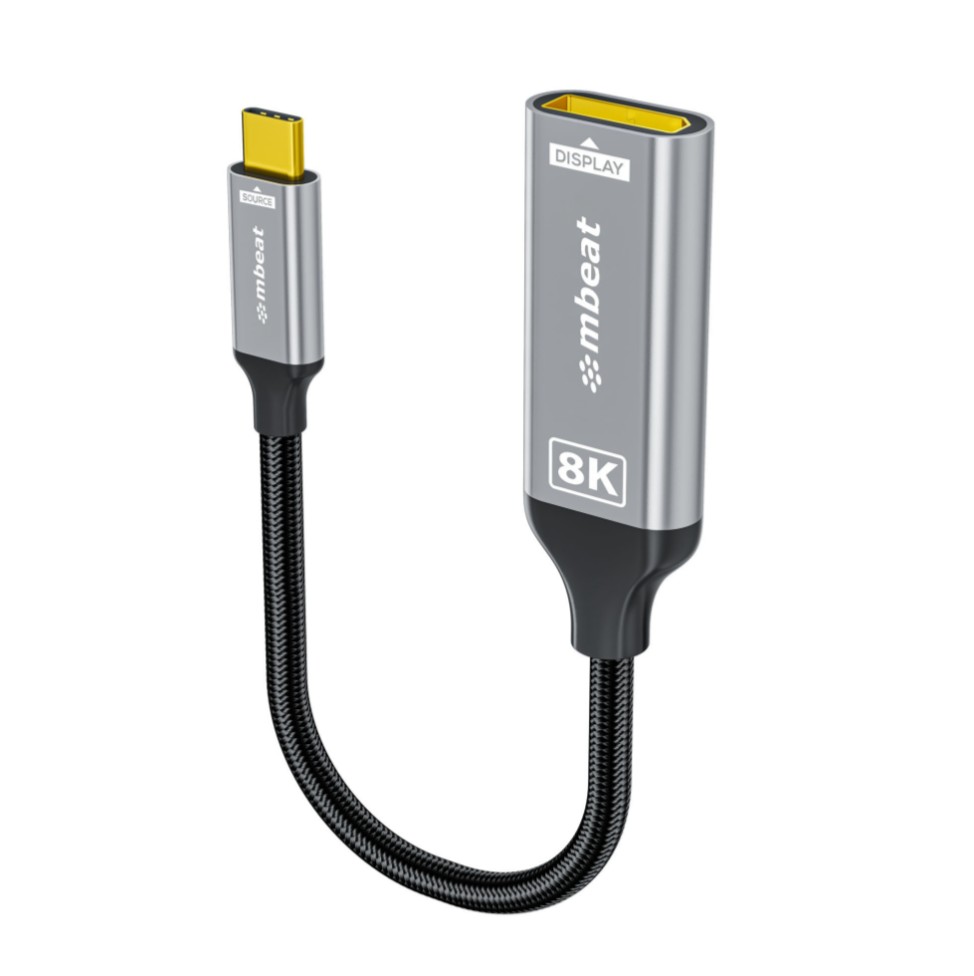 mbeat® Tough Link 8K USB-C to DP Adapter