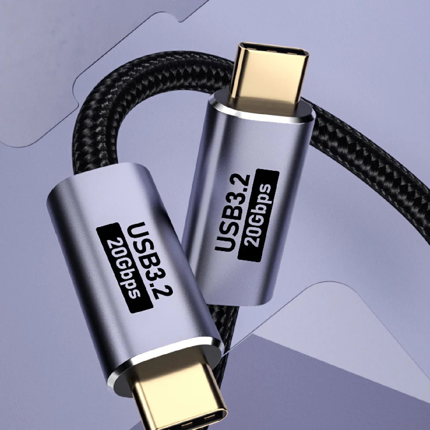 USP BoostUp Cafule Braided USB-C to USB-C (3.2 Gen 2x2)
