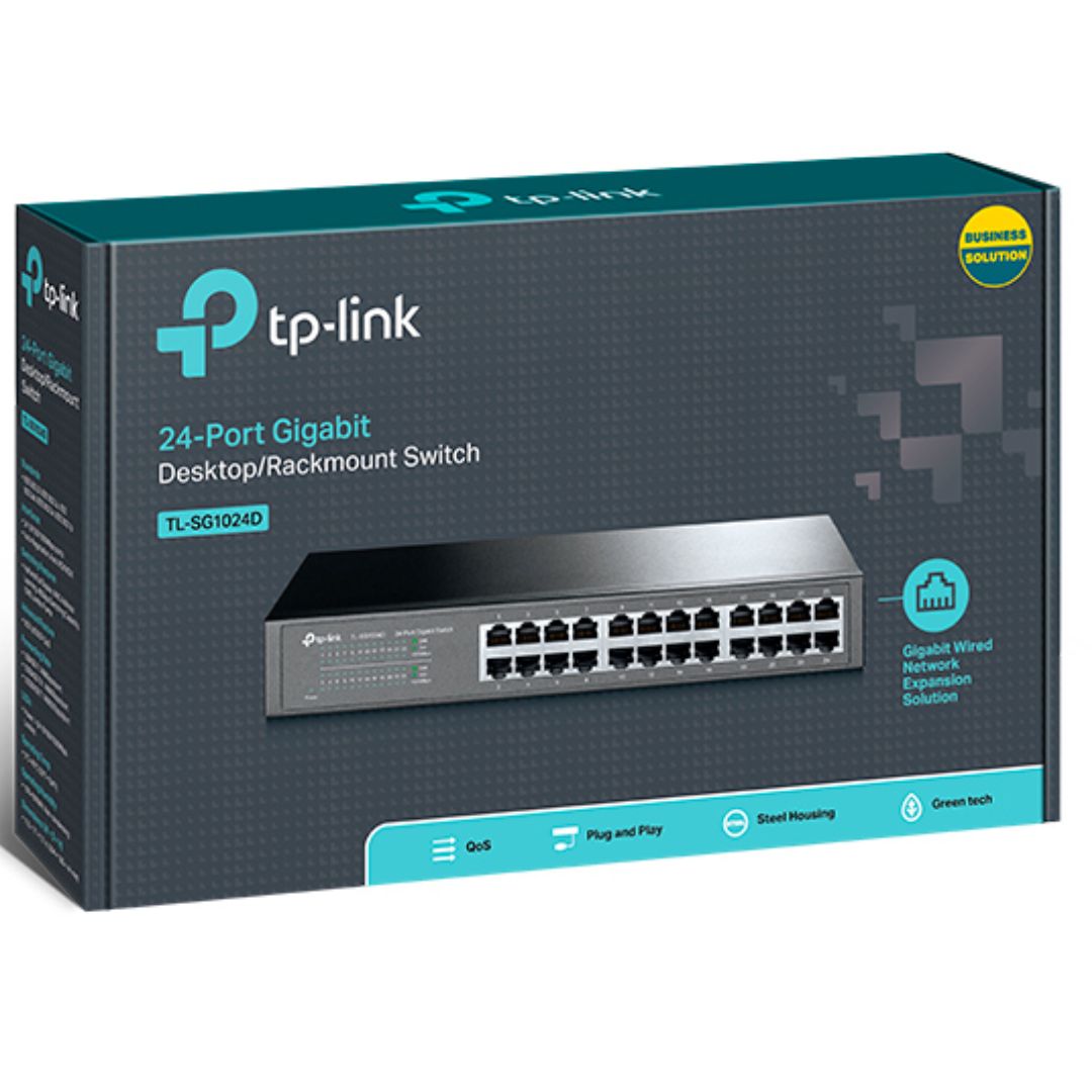 TP-Link TL-SG1024D 24-Port Gigabit Desktop/Rackmount