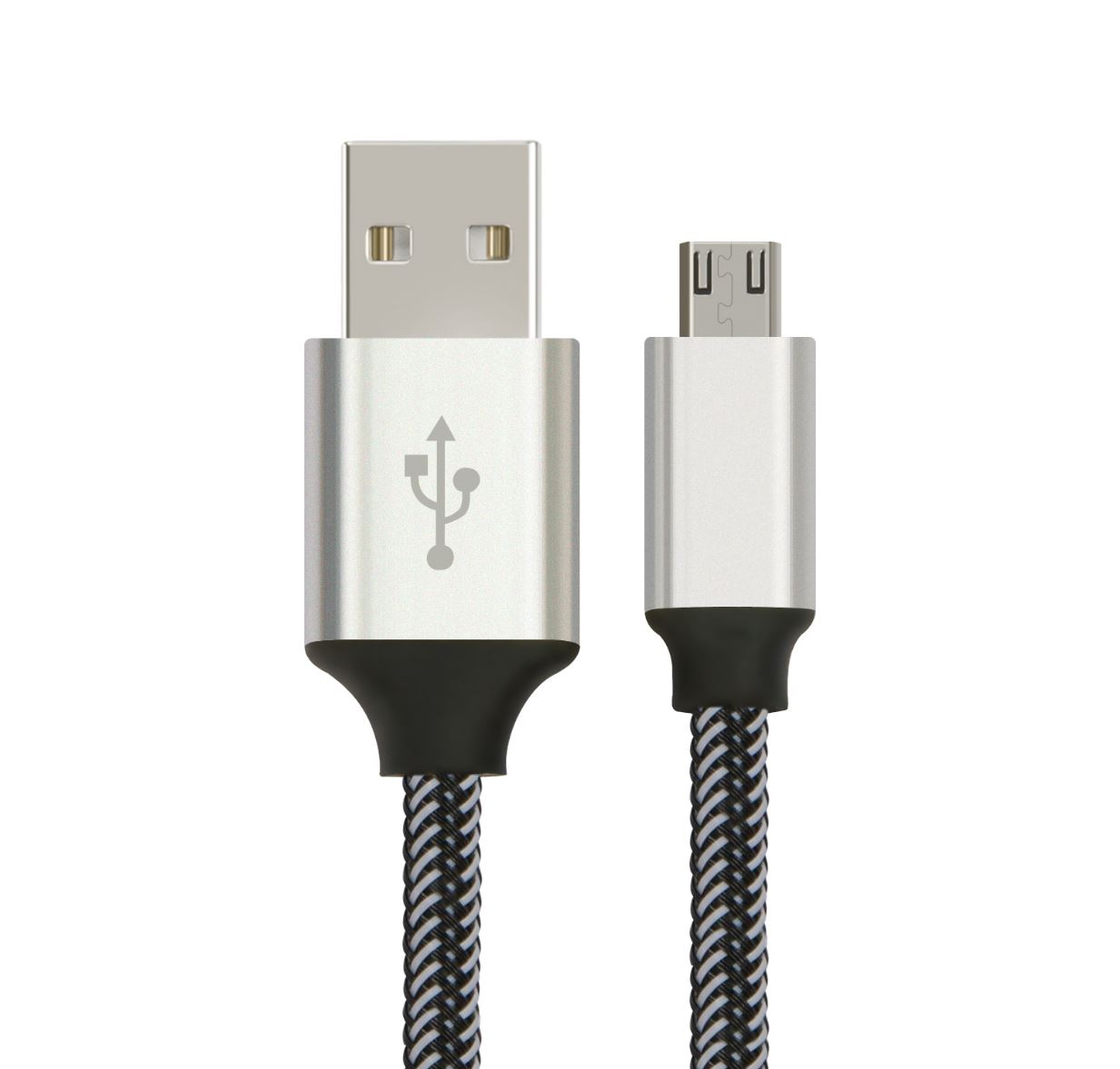 Astrotek 2m Micro USB Data Sync Charger Cable Cord Silver