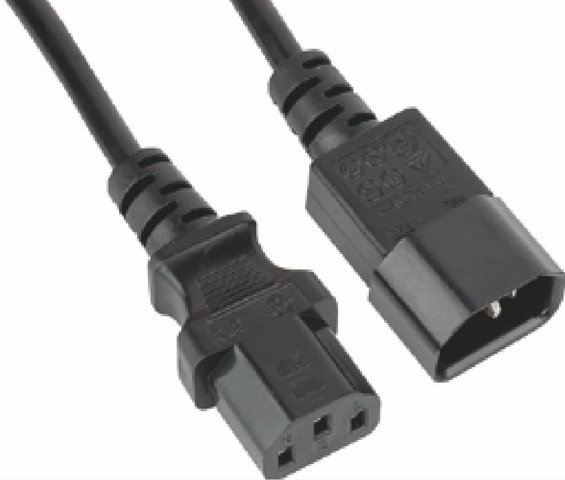 Astrotek Power Extension Cable 2m - Male to Female IEC C13