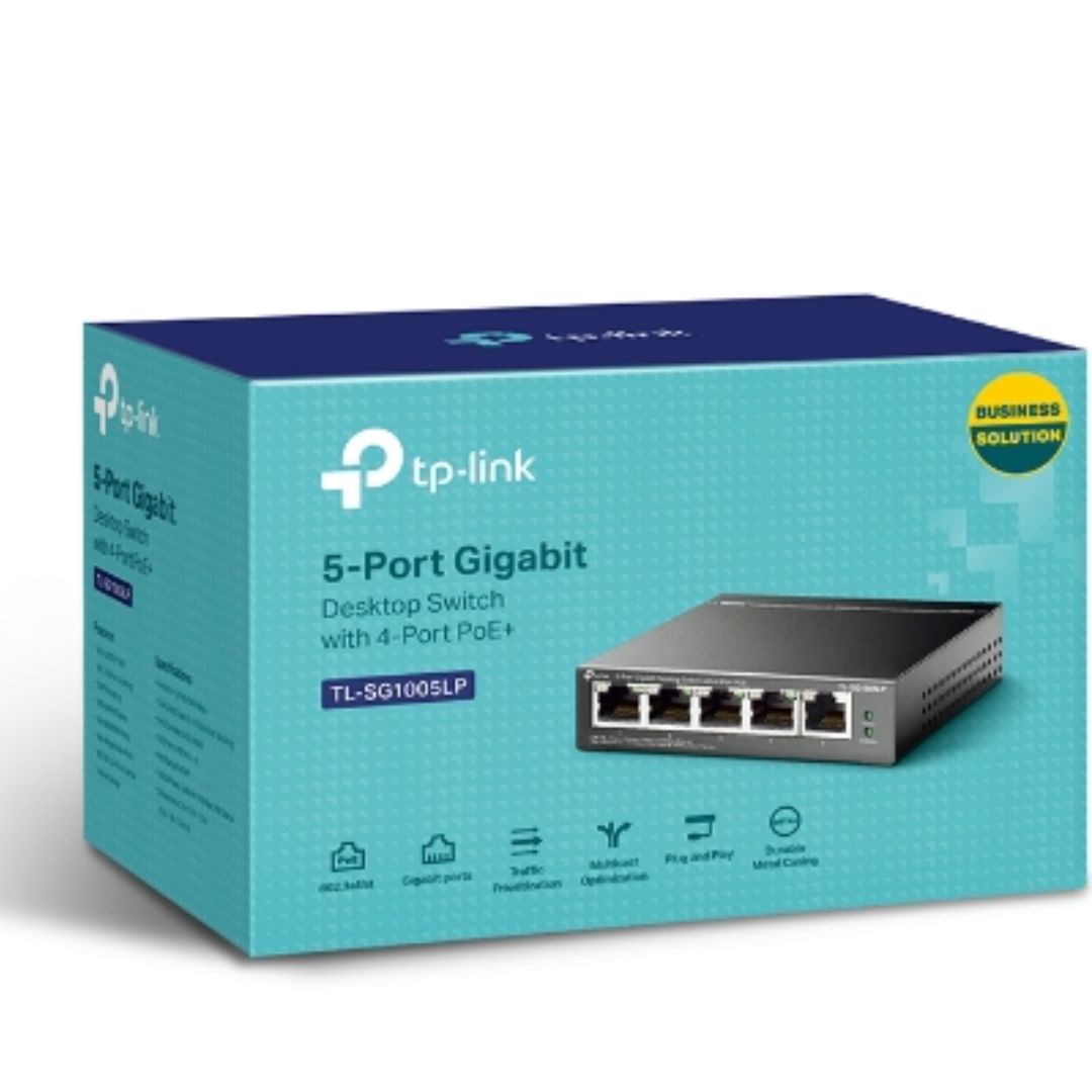 TP-Link TL-SG1005LP 5-Port Gigabit Desktop Switch with