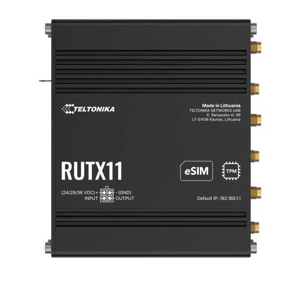 Teltonika RUTX11 Industrial Cellular eSIM Router
