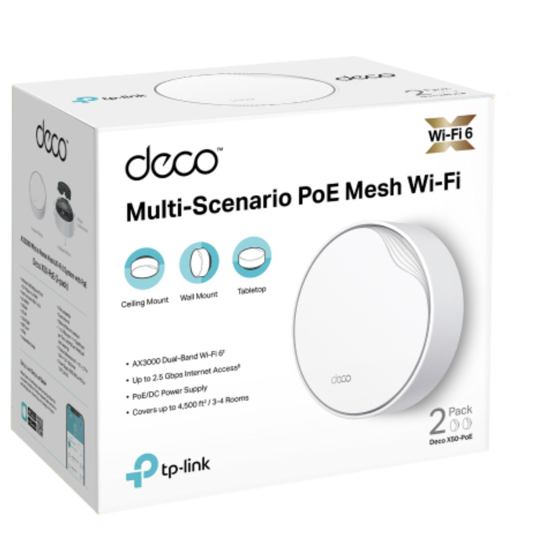 TP-LINK Deco X50-PoE(2-pack)
