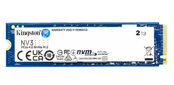 Kingston SNV3S NV3 2TB PCle 4.0x4 NVMe M.2 2280 SSD 6000