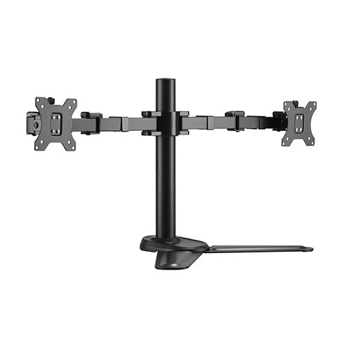 Brateck Dual Free Standing Monitors Affordable Steel