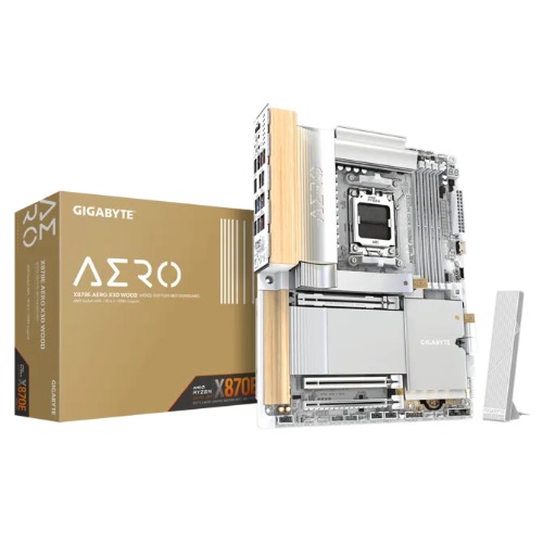 Gigabyte X870E AERO X3D WOOD AM5 DDR5 256GB USB4 Wi-Fi7