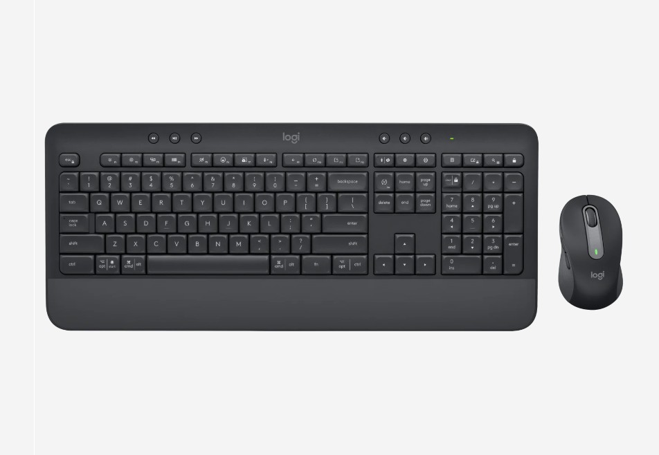 Logitech MK650 Wireless Keyboard & Mouse - Graphite for