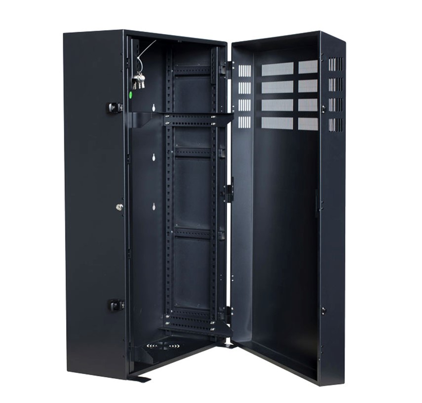 PowerShield Vertical Wall Mount Rack with 6U vertical