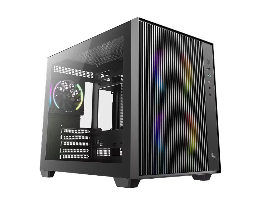 DeepCool CG330 MESH 3F High Airflow Dual Chamber Micro ATX