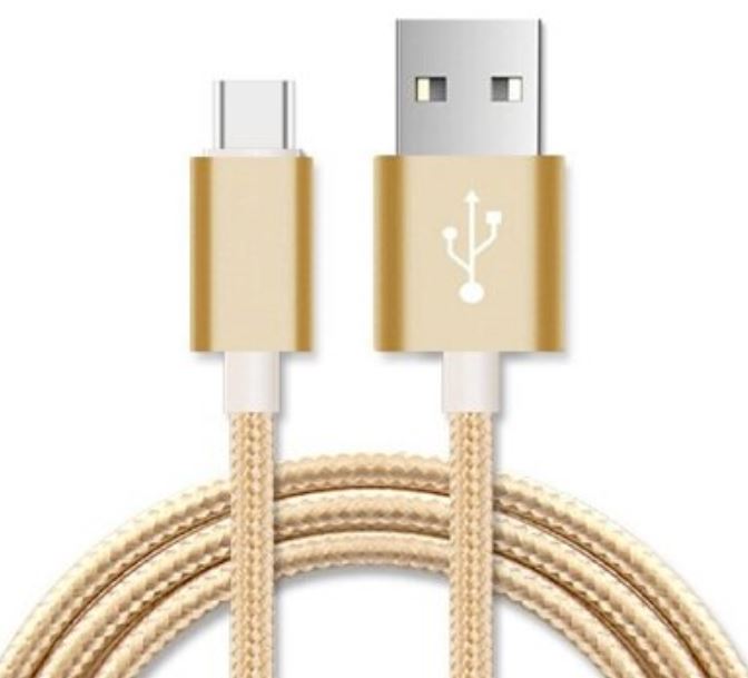 Astrotek 2m Micro USB Data Sync Charger Cable Cord Gold