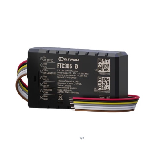 Teltonika Compact 4G LTE Cat 1 e-mobility tracker with CAN