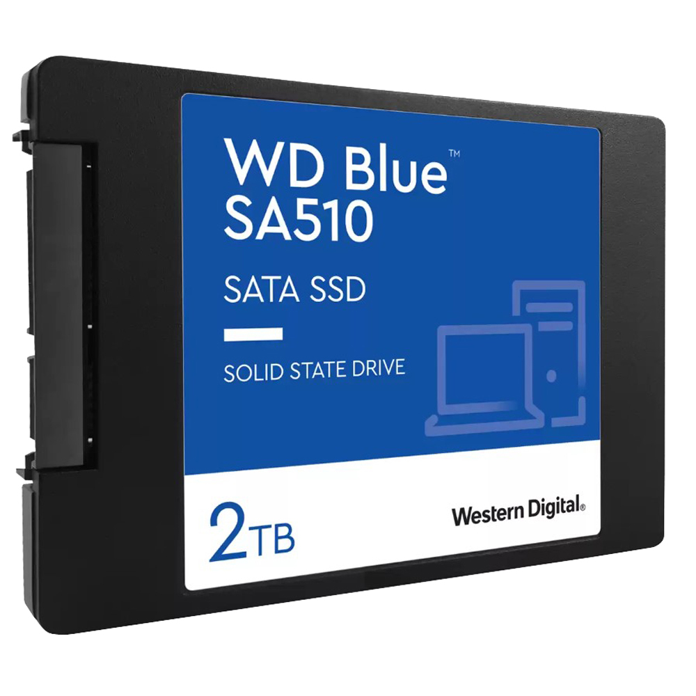 Western Digital WD 2TB Blue SA510 SATA SSD 2.5”/7mm Cased