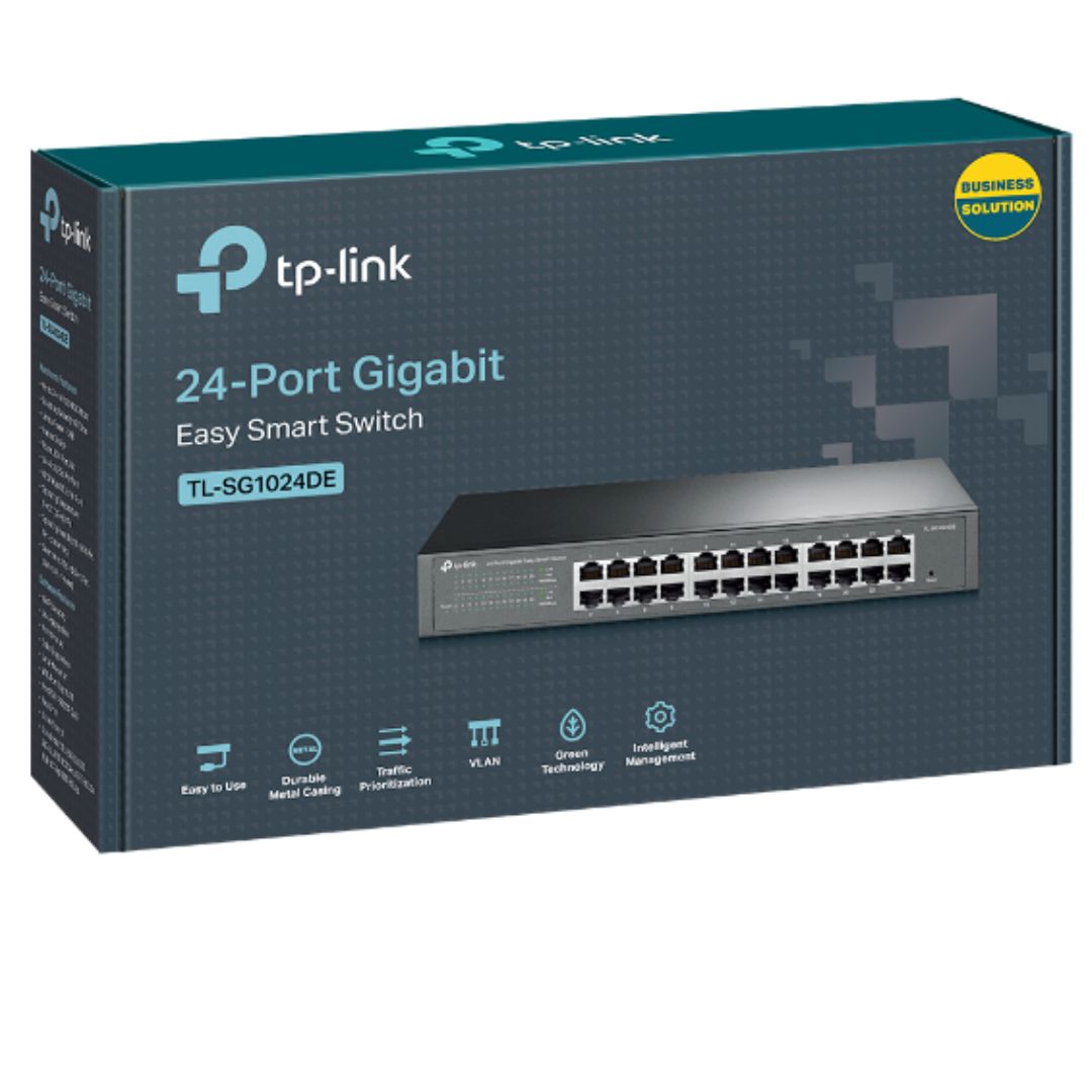 TP-Link TL-SG1024DE 24-Port Gigabit Desktop/Rackmount Easy