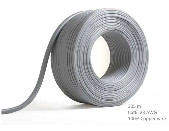 Network Cable Cat6 305m Roll Un-shielded twisted pair UTP