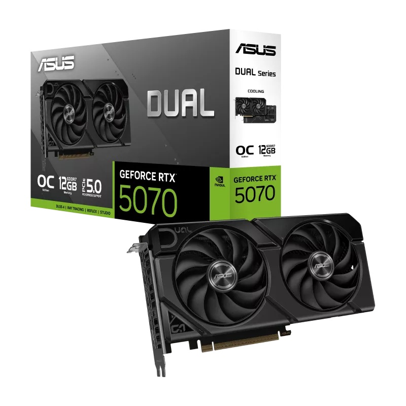 ASUS nVidia GeForce Dual RTX5070 OC 12G-EVO