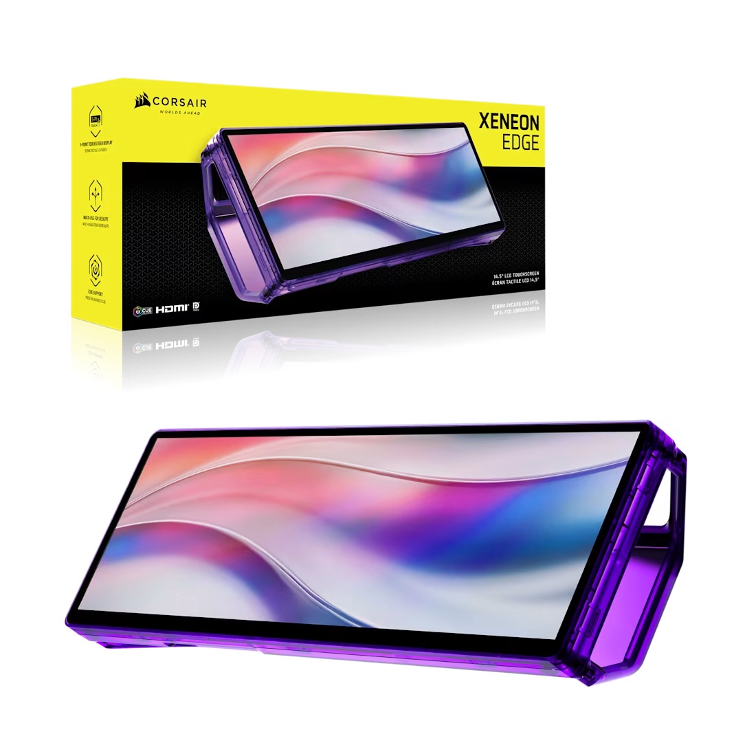 Corsair XENEON EDGE 14.5" LCD Touchscreen - Atomic Purple