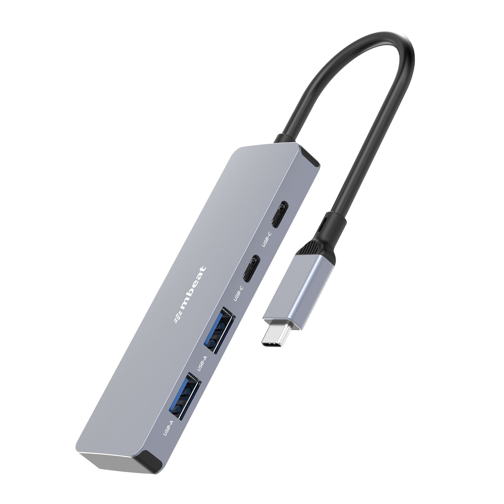 mbeat® Elite 4-Port 10Gbps USB-C Gen 2 Hub (2A+2C) Blazing