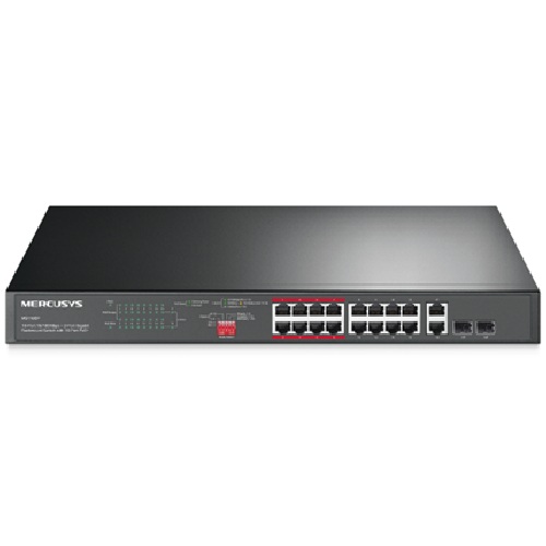 Mercusys MS118CP 16-Port 10/100Mbps + 2-Port Gigabit