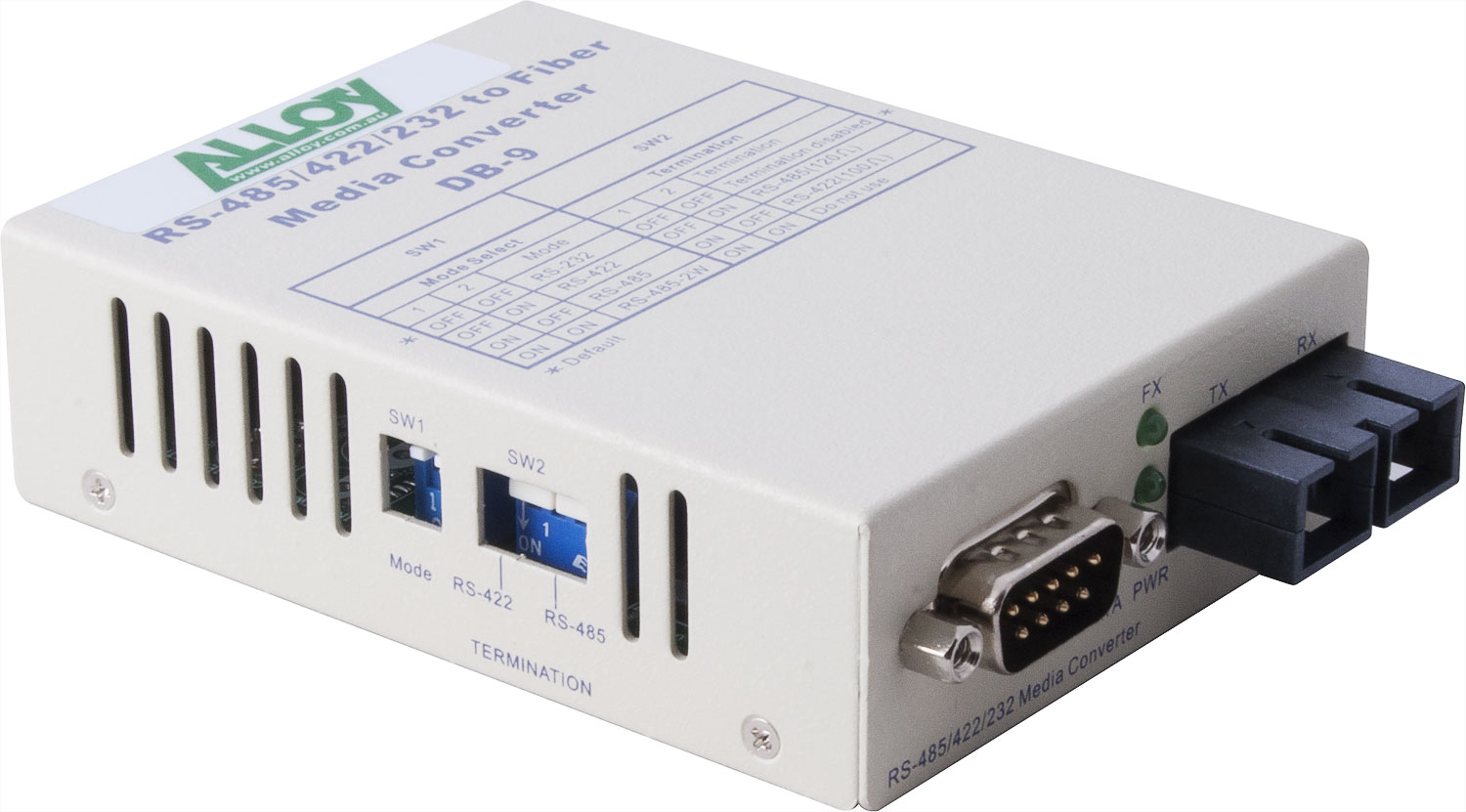 Alloy SCR460SC-1 Serial-to-Fibre Converter