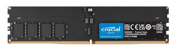 Crucial 32GB (1x32GB) DDR5 CUDIMM 6400MHZ CL52 Desktop PC