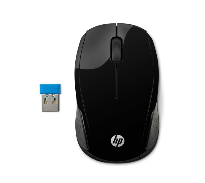 HP 200 Wireless Mouse Radio Frequency USB Optical 3 Button
