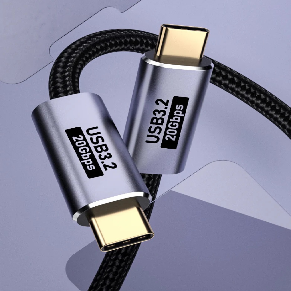 USP BoostUp Cafule Braided USB-C to USB-C (3.2 Gen2) Charge