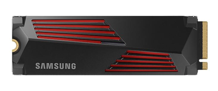 Samsung 990 Pro 4TB with Heatsink Gen4 NVMe SSD 7450MB/s