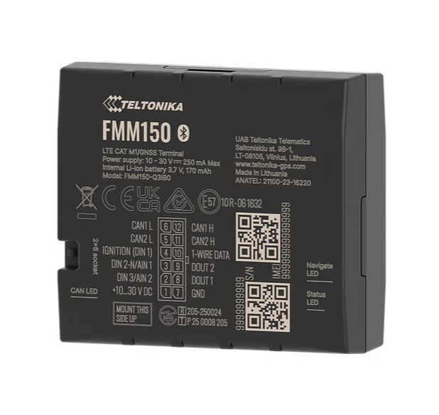 Teltonika FMM150 Advanced 4G LTE Cat M1 GPS tracker with