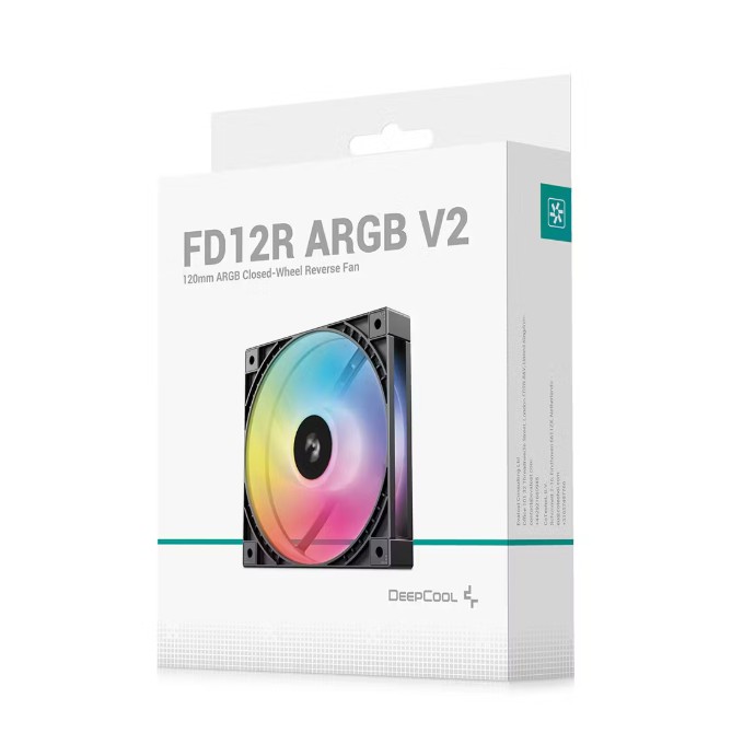DeepCool FD12R ARGB V2 120mm Integral Blade Silent Ring