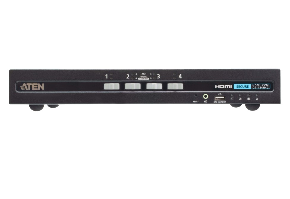 Aten 4-Port USB HDMI Secure KVM Switch with CAC (PSD PP v4.0