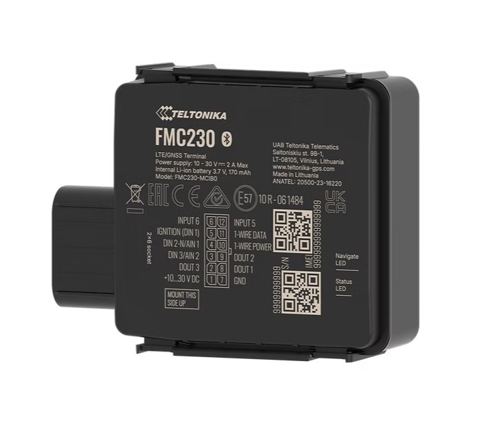 Teltonika FMC230 Waterproof 4G LTE Cat 1 tracker with