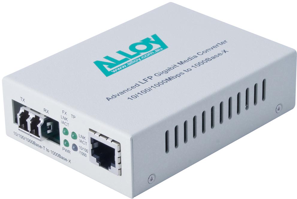 Alloy GCR2000LC Gigabit Media Converter