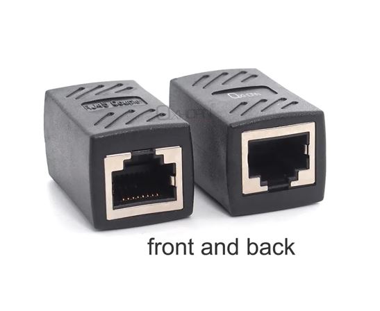 Oxhorn RJ45 Ethernet Inline 8 pins Coupler / Joiner Female