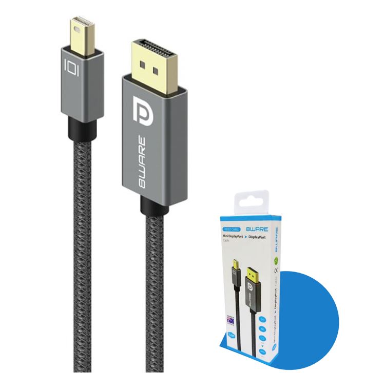 8ware Pro Series 4K 1M 60Hz Mini DisplayPort Male to